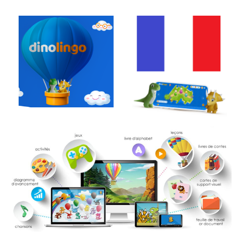 Dinolingo cours français langue étrangère enfant